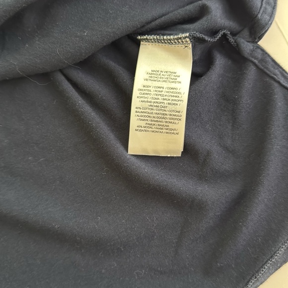 Lauren Ralph Lauren Cotton-Blend Long-Sleeve Tee navy XL - Picture 4 of 6